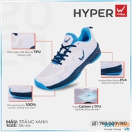Giày Pickleball Wika Hyper Màu Trắng Xanh - Giày Thể Thao Phù Hợp Cho Tennis Cầu Lông Pickleball