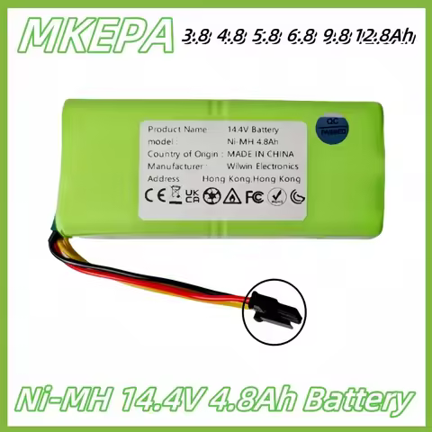 Suitable for Midea vacuum cleaner robot battery lpega 14.4V 4.8Ah NI-MH VCR03W VCR03 battery Redmond