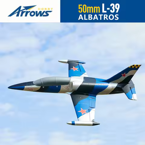 Arrows Hobby 50mm L39 Tunnel Entry Advanced Outdoor Hand Throwing Model Airplane Fixed Wing Image Tr