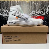 👟實拍 Nike React Hyperdunk HD 2017 Flyknit x OW Off-White Virgil The Ten 白色  Size：40 40.5 41 42 42.5 4