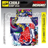 Motorcycle OBU decal sticker Design pack 2 ARAI