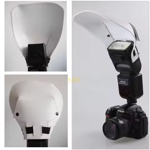 Camera flash light diffuser softbox soft box white reflection for 580exII 580ex 550ex 600ex sb700 sb
