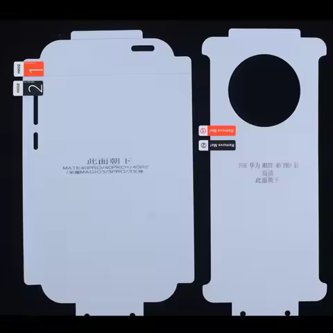 Hydrogel Film For Huawei P50 P40 P30 Mate 40 30 20 Pro Honor 80 70 60 50 30 Pro Magic 4 5 pro Lite X