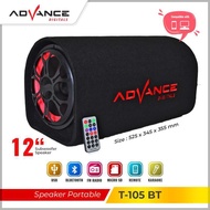 ADVANCE - Speaker Bluetooth Portable Subwoofer Bass 12 Inch (T-105BT)