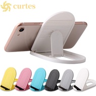 CURTES 4 Degrees Foldable Desk Stand, ABS 4 Degrees 4 Degrees Foldable Phone Holder, Adjustable Port