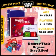 Organ Attack Board Game Awkward Yeti Edition Card Game for Kids Family Friends Fun Game