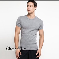 KATUN Crocodile T-Shirt - Men's T-Shirt 816 Grey Cotton Original Crocodile