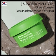 [ SUNGBOON EDITOR ] Green Tomato Pore Purifying Wash-Off Mask 100g, Fore care, moisturizing