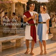 BACTERIA Greek Costume, Ancient Adult Roman Costume, Myth Couple Gladiator Costume Halloween