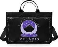 ConQuest Journals A Court of Thorns and Roses Night Court Tote Bag, Twin Handles, 38'' Adjustable Cr