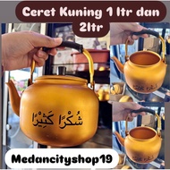 YELLOW KETTLE 1 LITER BY HAJI | 2 LITER YELLOW KETTLE BY HAJI