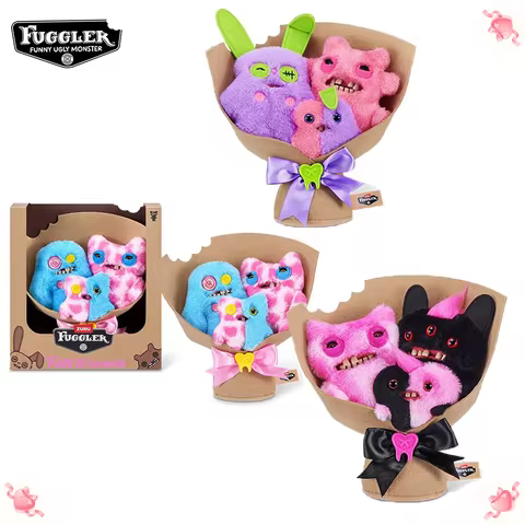 Fuggler Fluffy Bouquets Stuffed Plush Toys Funny Ugly Monster Valentine's Day Friend Birthday Gift C