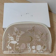 2025 New Product Di Mesh Cosmetic Bag Embroidered Butterfly Portable Cosmetic Bag Storage Bag 888 OU