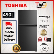 [OWN KLANG VALLEY DELIVERY] Toshiba 490L 2 Doors Inverter Refrigerator Fridge GR-RT559WE GR-RT559WE-