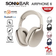 SonicGear AirPhone 6 HiFi Clarity Bluetooth Headphones With Mic Up to 10 Hours PlayTime