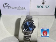 二手 Rolex Oyster Perpetual 67480 Blue 369 行貨 停產 齊吊牌 - 28watches