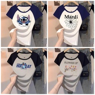 S-XXL 2025 Round Neck Plain Pleated T-Shirt For Women Slim Fit Multi-Colored Comfortable Fabric Casu