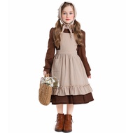 Cinderella maid costume stage play performance countryside farm maid commoner poor clothes