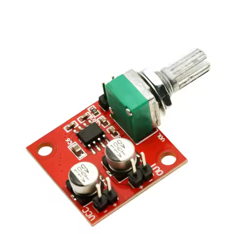 LM386 Electret Microphone Audio Amplifier Board DC 4-12V 20X-200X Adjustable Gain Headphone Speaker 