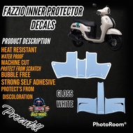 ♥ ✙ ♞,♘YAMAHA FAZZIO 125 INNER FAIRING PROTECTORS SET (PRECUT)