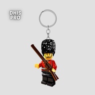 GANTUNGAN Dhis Project LEGO Minifigure Royal Guard Army British Keychain