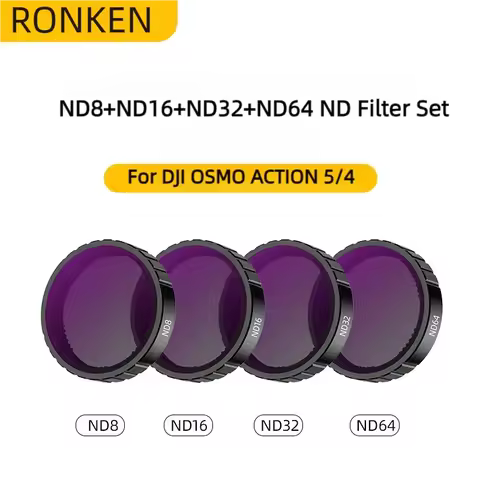 Ronkoen ND CPL Filter for DJI OSMO Action4/5Pro Action Camera Accessories CPL ND8 ND16 ND32 Lens Set
