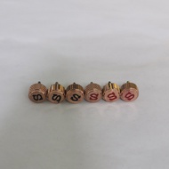 Watch Crown Stainless Steel PVD Watch Crown with Stem for SKX007 SKX009 NH35 NH35A 4R36 6R15 Watch M