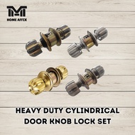 HEAVY DUTY Cylindrical Door Knob Lock Set  | Tombol Pintu Bilik Rumah | BACKSET - 60MM