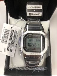 CASIO G-SHOCK GMW-B5000D-1JF Full Metal Silver Bluetooth Solar Radio JDM NEW