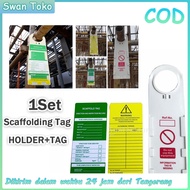 Tagging Scaffolding PVC Security Accident Prevention Scaffolding Inspection Tag- 1 TAG 1 Holder