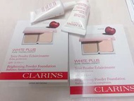 clarins 美白系列 防曬 + 粉底