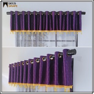 Luxury Blackout Fabric Separate Door Curtain Bangs Blackout Curtain