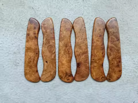 1 Pair Hand Made PearWood Scales for 111 mm Victorinox Swiss Army Knife Wood Handle for 111mm SAK
