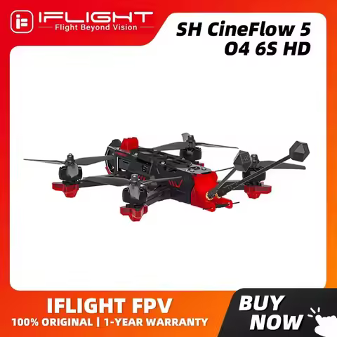 iFlight CineFlow 5 O4 6S HD 5inch Drone BNF with O4 Air Unit Pro / XING2 2207 2050KV motor for FPV c