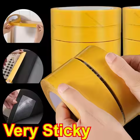 Extra Strong Double Sided Adhesive Tape Thin Super Strong Heavy Fixation Bookbinding Mesh Waterproof
