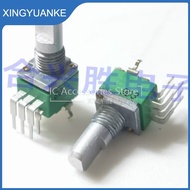 1Pcs/Lot RD902F Precision Double Potentiometer A10K C10K With Midpoint Mixer Potentiometer Shaft Len