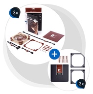 Noctua Bundle: 3X NF-A12x25 PWM + 2X NA-SFMA1, Set for 420mm Water Cooling Radiator