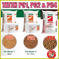 ☽ ☍ ▥  Tateh Po1 Po2 Po4 Sinking Pellets