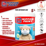 Nippon Virusguard Paint Nippon Paint Virus Guard 5L Cat Rumah Nippon Paint Virus Guard Cat Nippon Paint Dinding Dalaman