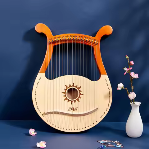 Lyre 19 Strings Lyre Harp Piano High-quality Lyre Harp 19 Strings Mahogany Musical Instrument With S