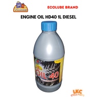 ENGINE OIL HD40 1L DIESEL | ECOLUBE
