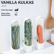 Herb Stroage Leaf Container Vegetable Seasoning Basil Container Preservative Celery Storage Cup