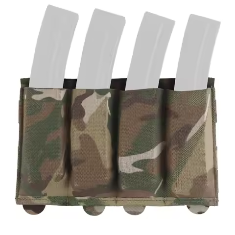 Tactical Molle Magazine Pouch For MP5 MP7 Submachine Gun Elastic Mag Holder Pouch Lightweight Huntin