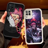 O-53 Jujutsu Kaisen Case for Samsung Galaxy A22 A12 5G Black and White