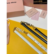 LOEWEMiumiu Belt Ladies Classic Belt Belt Temperament All-Match Fashion Commuter Muse Ladies Belt Do