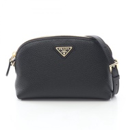 【二手】Prada PRADA 單肩包 VIT.DAINO SOFT 1NF0622DKVF0002 黑色皮革單肩包 女士 全新