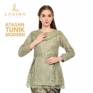 Lavina – Elegant Aurora Shabira Kebaya Top – Modern Kebaya BIG Size for Parties & Traditional Events