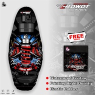 Crowot - Seat COVER Motorcycle Seat COVER PRINT UNIVERSAL AEROX BEAT VARIO Moslem MIO NMAX FINO REVO ANTI Claw Cat/TH11