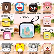 Cute Character Coin Purse Mini Purse Coin Purse Headset Case Coin Purse