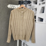 OLLA OUTER CARDIGAN CABLE / CARDIGAN RAJUT WANITA FULL CABLE